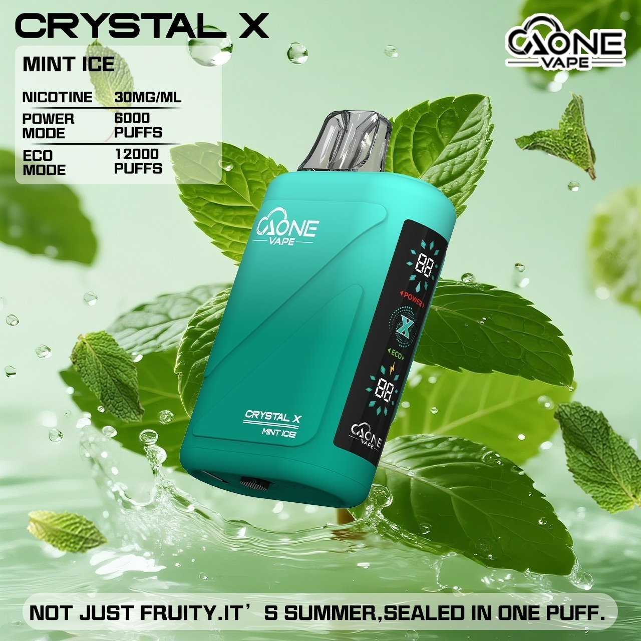 味覺達人 AONE VAPE Crystal 水晶 二代　12000口 一次性電子煙