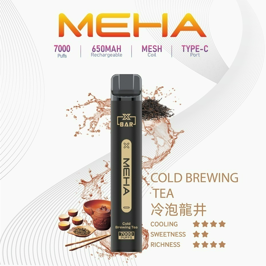 味覺達人 MEHA魅嗨拋棄式一次性 7000口小黑條
