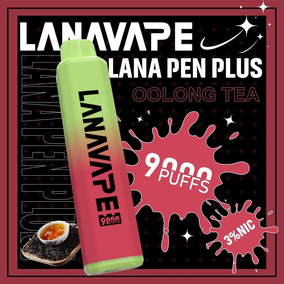 LANA煙桿 LANA9000口 一次性拋棄式 持久续航 & 快速充电