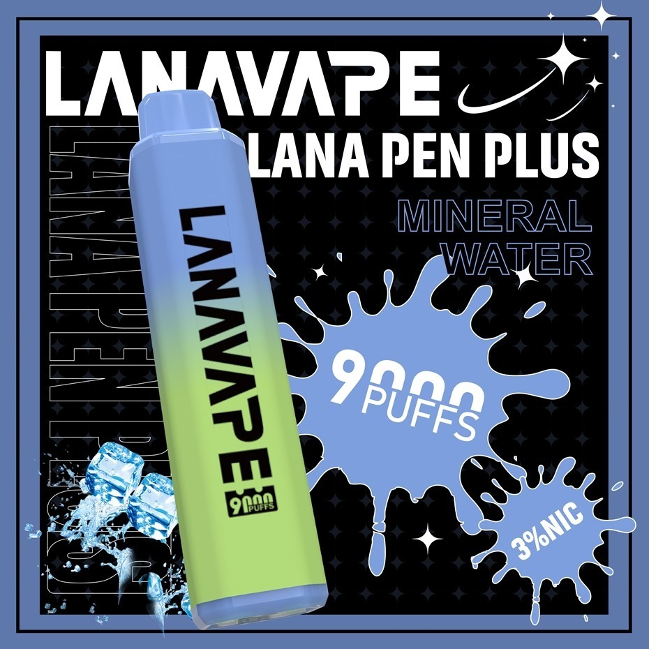 LANA煙桿 LANA9000口 一次性拋棄式 持久续航 & 快速充电