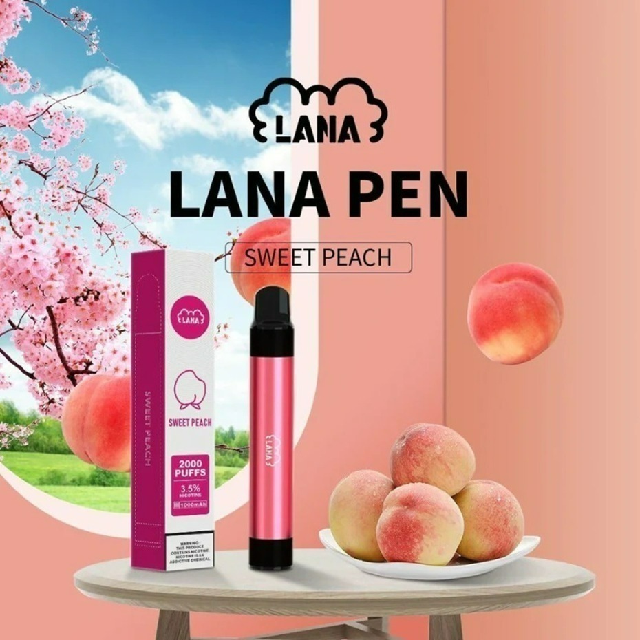 味覺達人 LANA PEN 2000口 一次性拋棄式煙彈 2000口大口數 3.5%