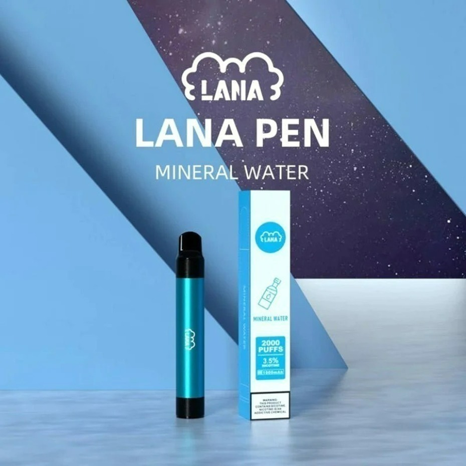 味覺達人 LANA PEN 2000口 一次性拋棄式煙彈 2000口大口數 3.5%