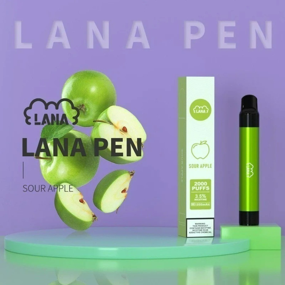 味覺達人 LANA PEN 2000口 一次性拋棄式煙彈 2000口大口數 3.5%